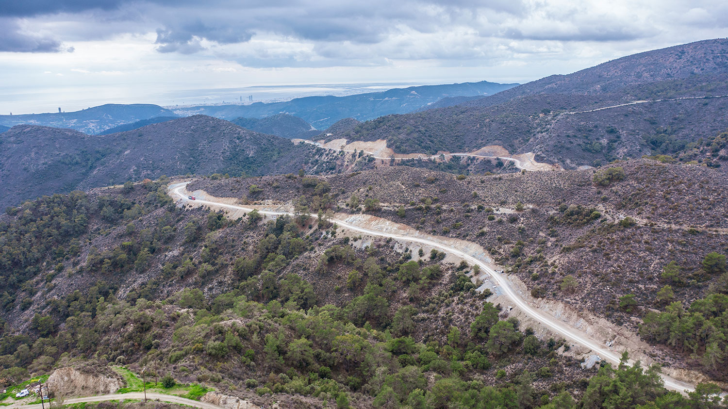 Construction of Phase A  of the Germasoyia-Akrounda-Dhierona-Arakapas Road