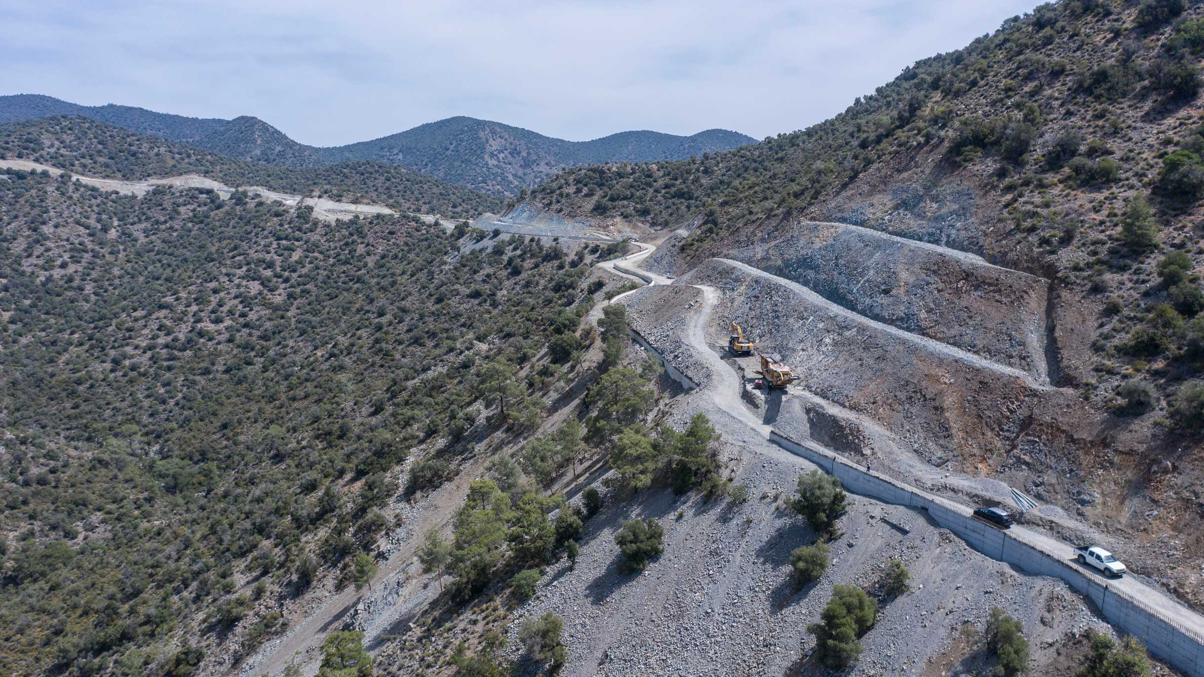 Construction of Phase A  of the Germasoyia-Akrounda-Dhierona-Arakapas Road