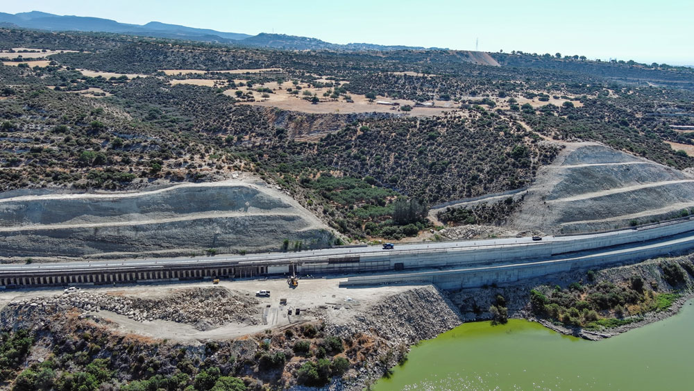 Works on Limassol-Saittas motorway
