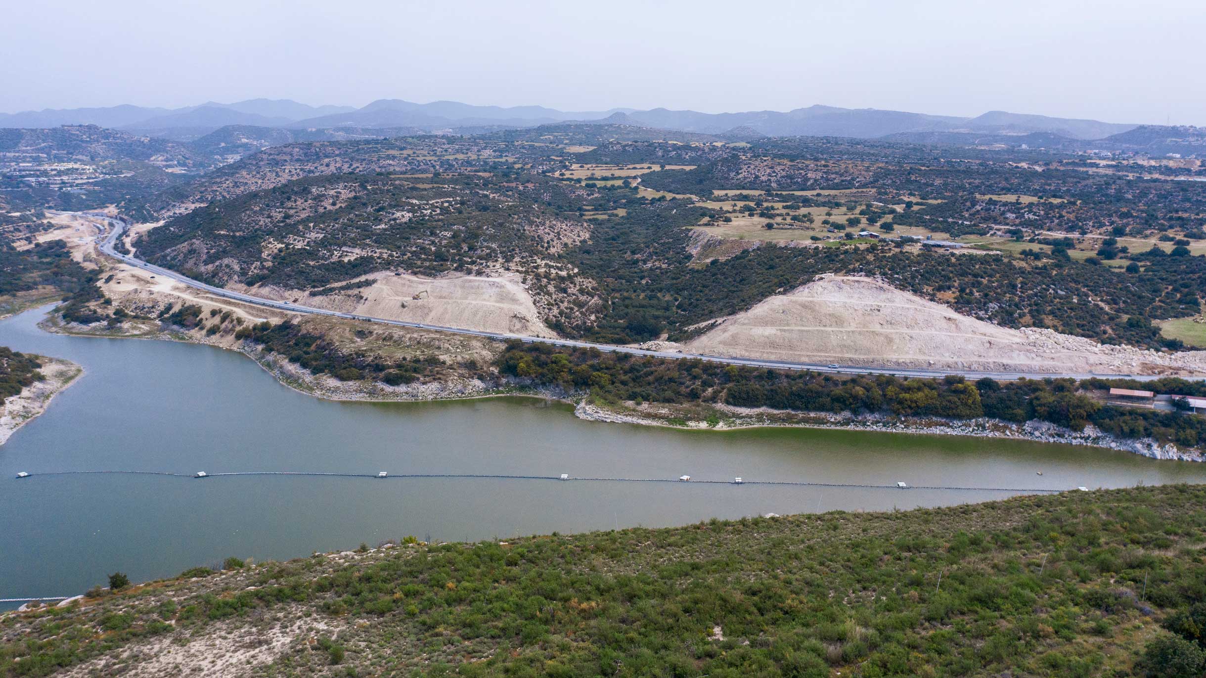 Works on Limassol-Saittas motorway