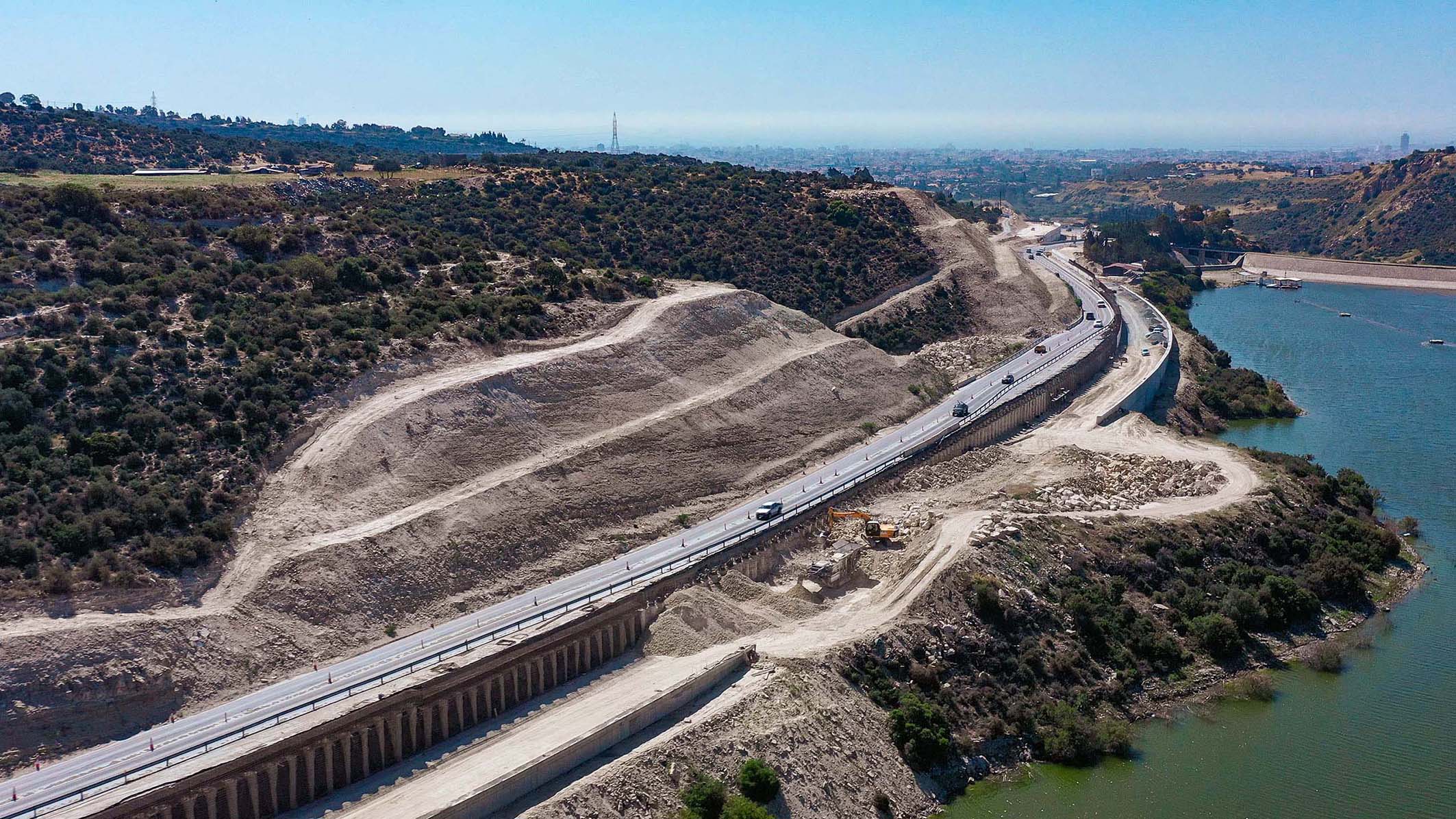 Works on Limassol-Saittas motorway