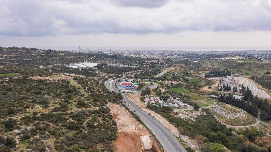 Works on Limassol-Saittas motorway