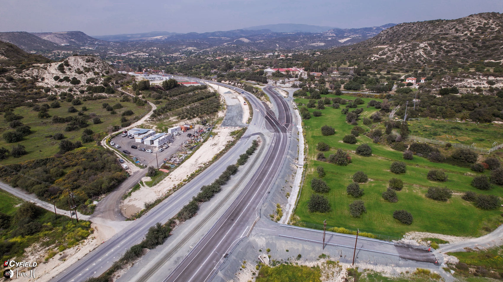Works on Limassol-Saittas motorway