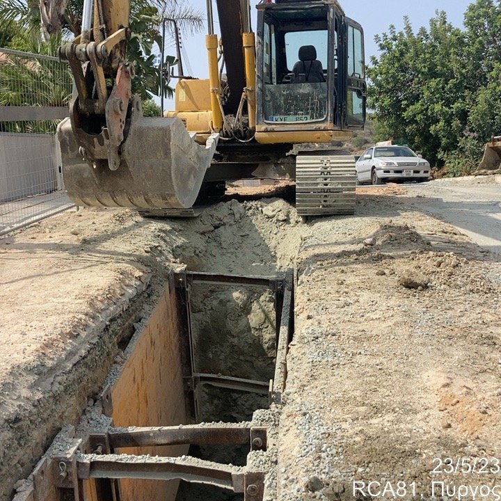 Sewage System in Pyrgos and Parekklisia